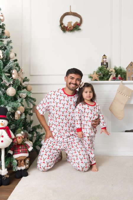 Pijama para papá renos de santa