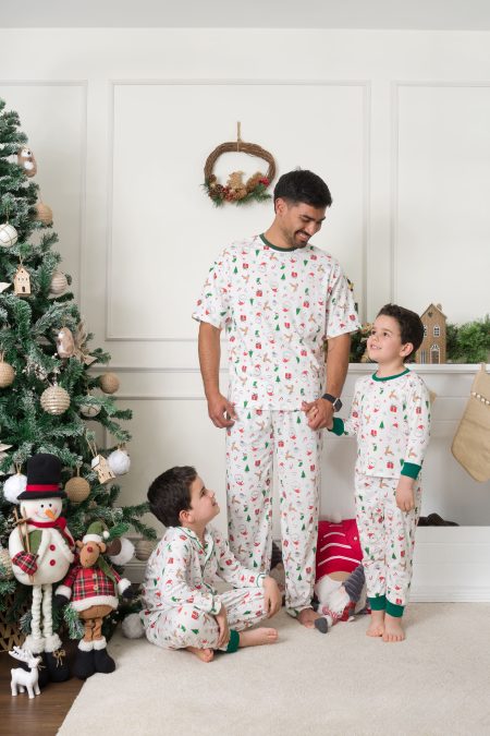 Pijama para papá Merry Christmas verde