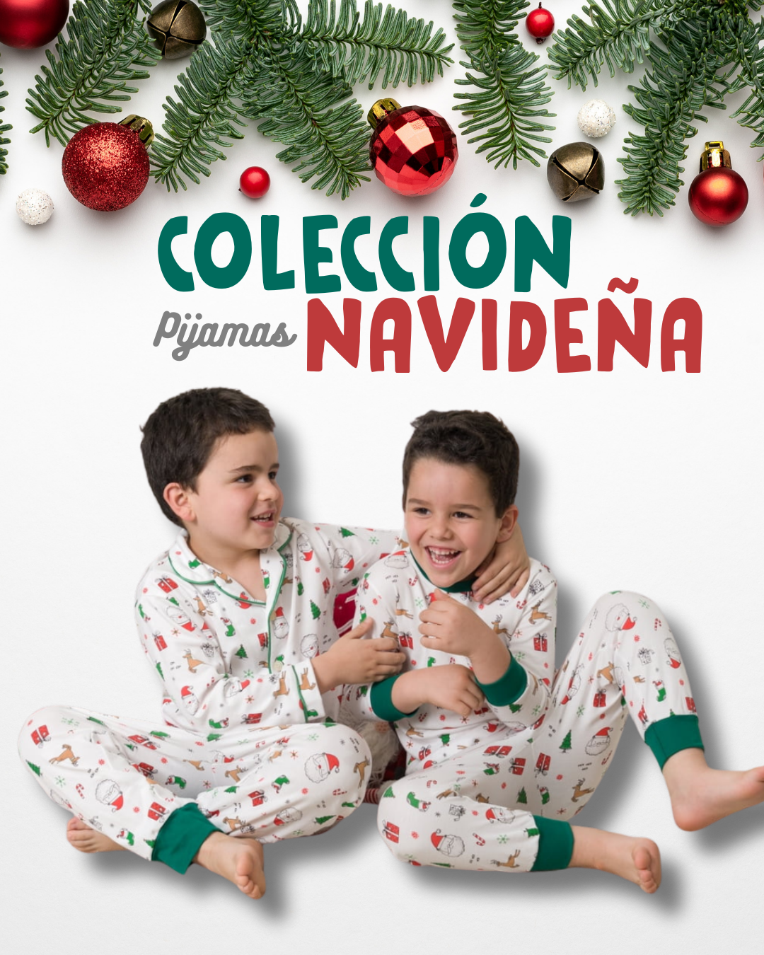 pijamas navideñas niños